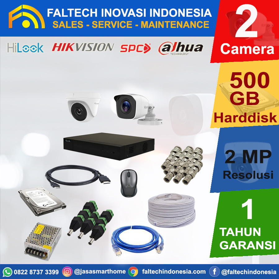 Paket Cctv Hilook Channel Kamera Faltech Indonesa Faltech